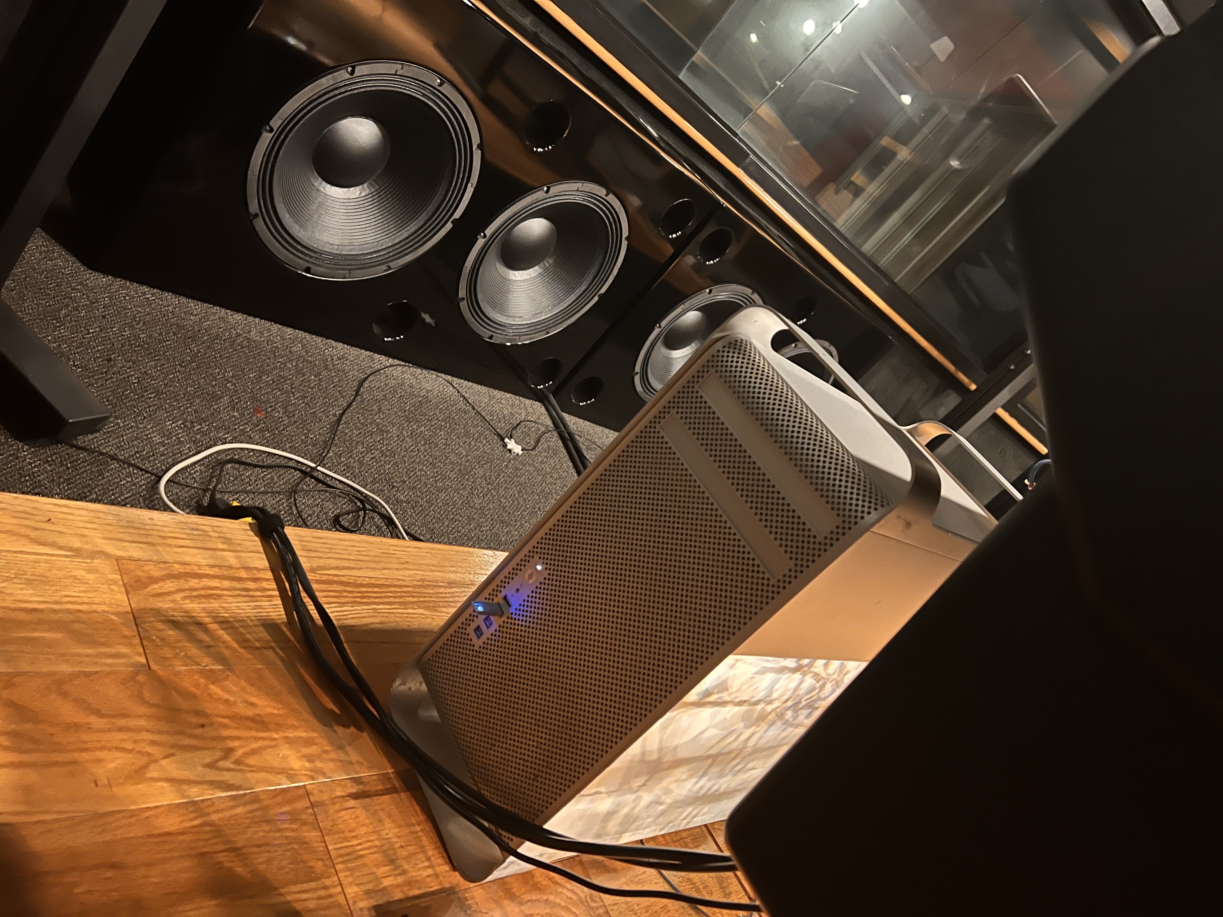 Custom built Mac Pro 2012 tower at Doppler Studios Atlanta